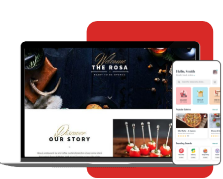 Branded app and website