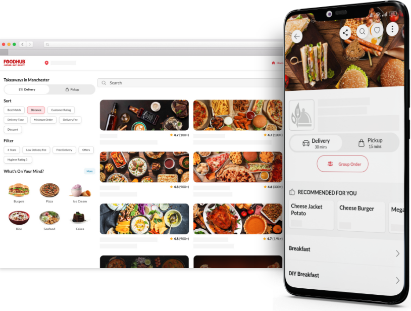 Order. Eat. Enjoy.