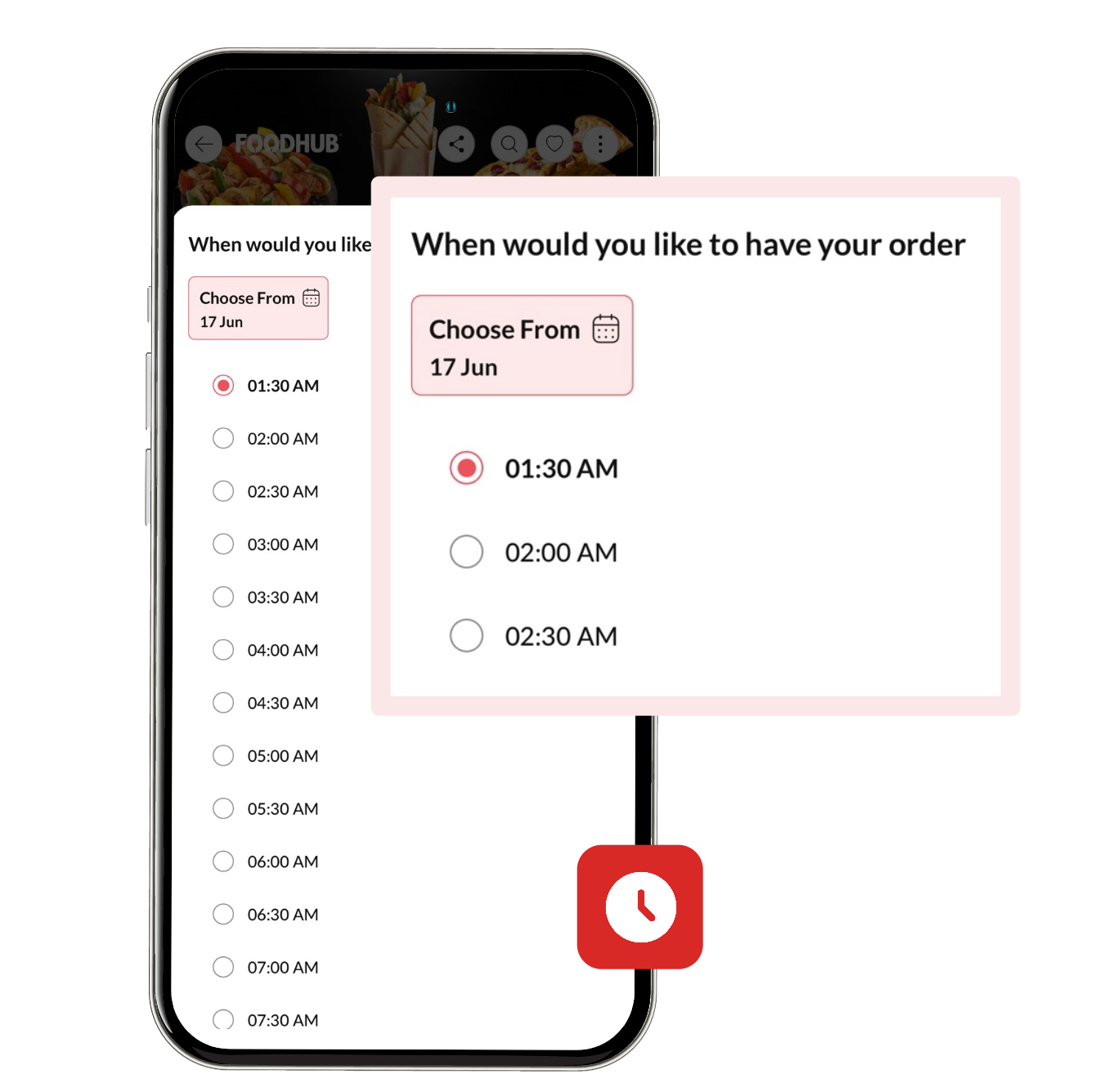 Scheduled ordering